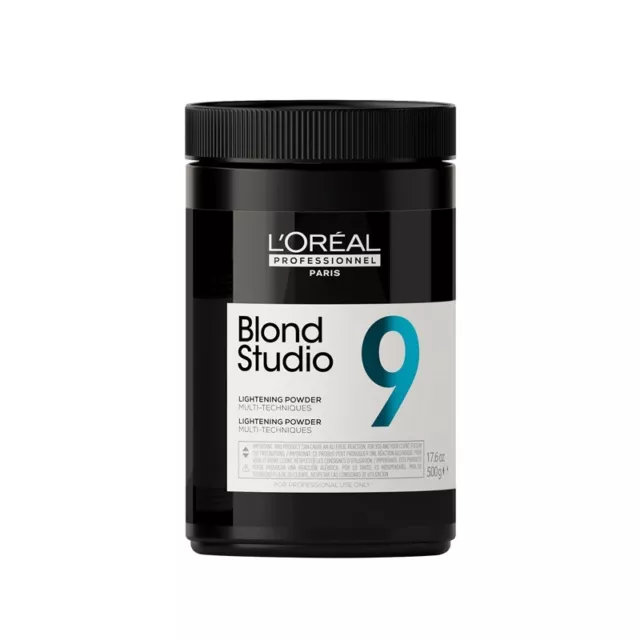 Eau de Javel Pour Cheveux L'Oreal Blond Studio 9 Éclaircissant Poudre 500g