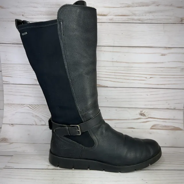 Ecco Bella GTX Goretex Tall Riding Boots Womens Size 41 , US 10-10.5  Zip Black