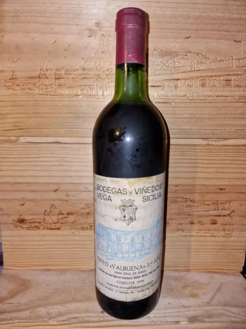 1978 VALBUENA 3er AÑO. ESPECTACULAR. VEGA-SICILIA. Ribera Del Duero Botella vino