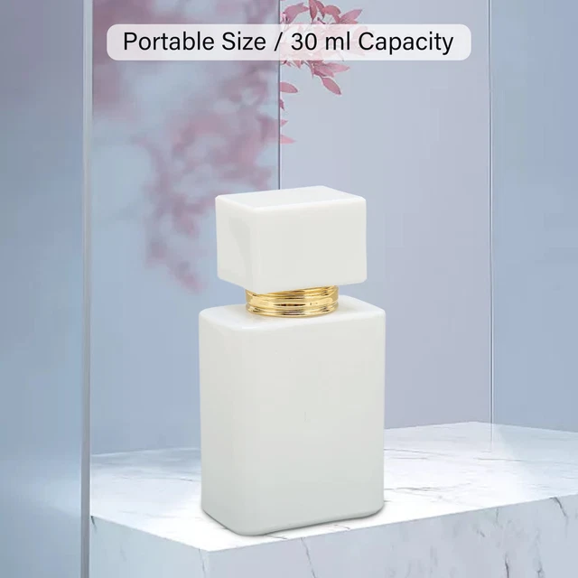 2pcs Empty Glass Perfume Bottle Large Capacity Golden Nozzle Glass Perfume B SDS