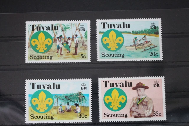 Tuvalu 50-53 postfrisch Pfadfinder #WS166