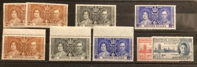 British Guiana George Vi Mint Selection…