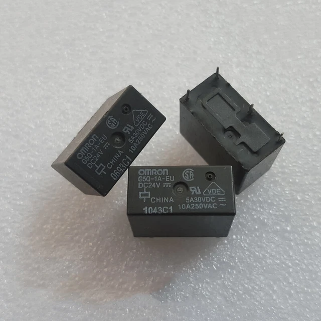 OMRON G5Q-1A-EU DC24V Power Relay 24VDC 4Pin 10A 250VAC