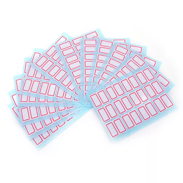 1Pack Self Adhesive Sticky White Label Writable Name Stickers Blank Note L.j Wa