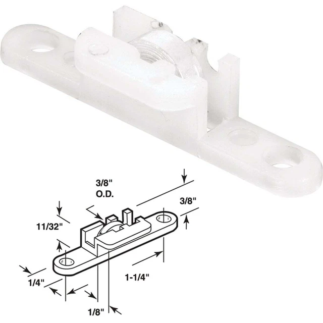 Prime-Line Sliding Window Roller (2 Count) G 3038 Pack of 6 PRIME-LINE G 3038