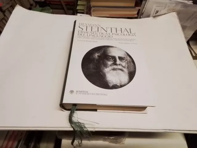 Ermeneutica e psicologia del linguaggio, H. Steinthal, Bompiani, 11mr24