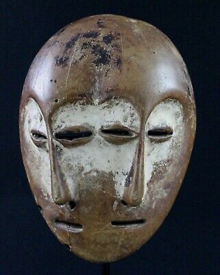 Art African Arts First Arte African Mask Lega Choose Double Face - 18 CMS 2