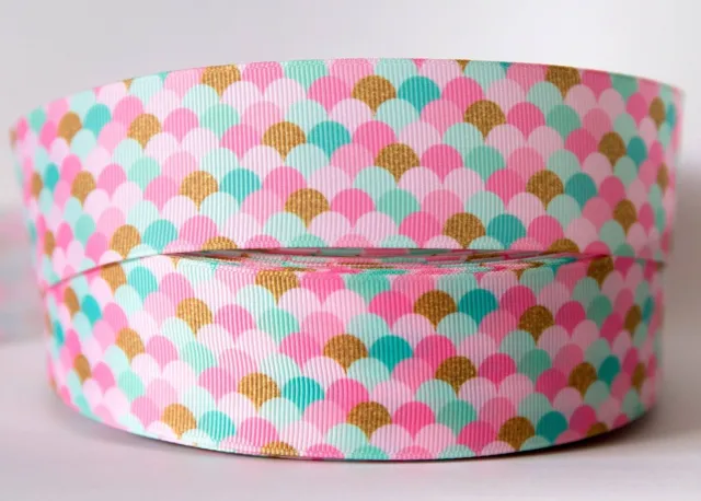 1M X 38mm Grosgrain Ribbon Craft DIY Xmas Decorations Hair Bows - Pastel