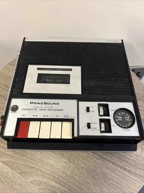 PRINZSOUND RTR 20 PORTABLE CASSETTE RECORDER - FREE TRACKED COURIER rtn ...
