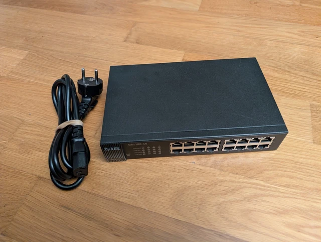Zyxel GS-2024 24 Port Managed Gigabit Switch mit 2 SFP Ports (Gebraucht) in Wohlen AG für CHF 22