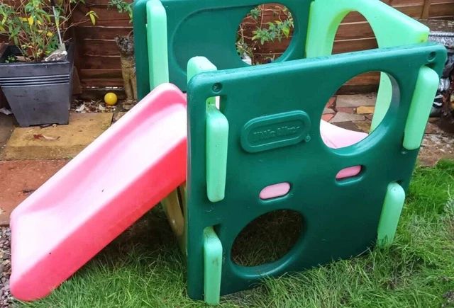GREEN LITTLE TIKES Junior Toddler Activity Gym play cube with