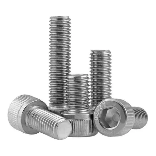 M10 M12 Left Hand Threaded Allen Bolts Hex Socket Cap Screws A2 Stainless Steel