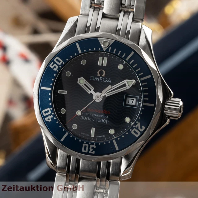 Omega Seamaster Professional 300M Edelstahl Quarz Damenuhr Ref. 596.1505