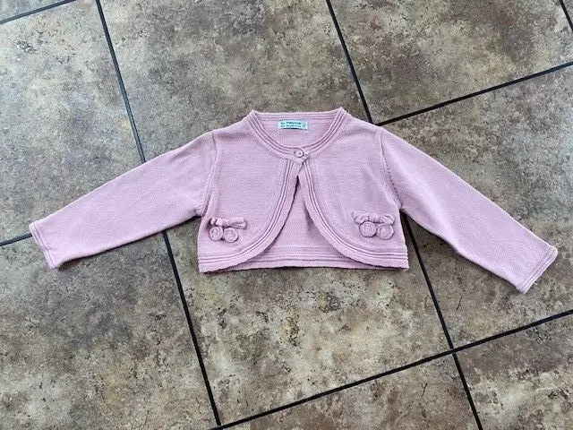 Shug Cardigan Rosa Sindaco Bambine Età Superiore 18 Mesi