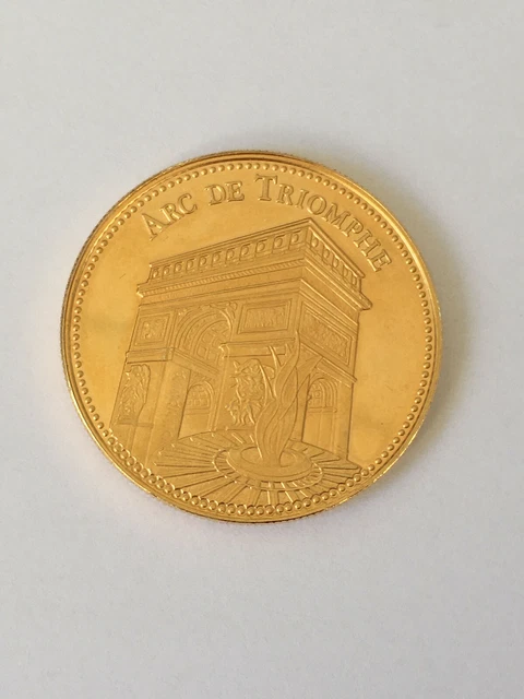 LOT DE 5 Medailles Des Plus Beaux Trésors Du Patrimoine De France EUR