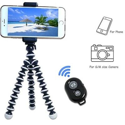 Kingneed Portable Flexible Cell Phone Octopus Tripod Phone Holder Selfie Tripod