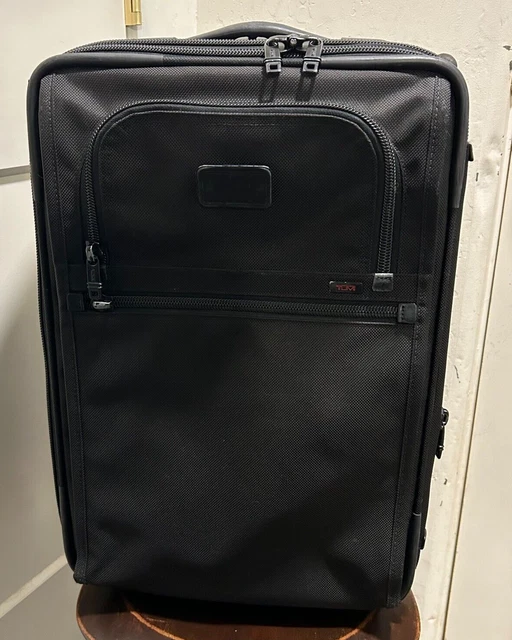 TUMI Alpha Ballistic Expandable Black 21" Carry On Wheeled Luggage Style 22020DH