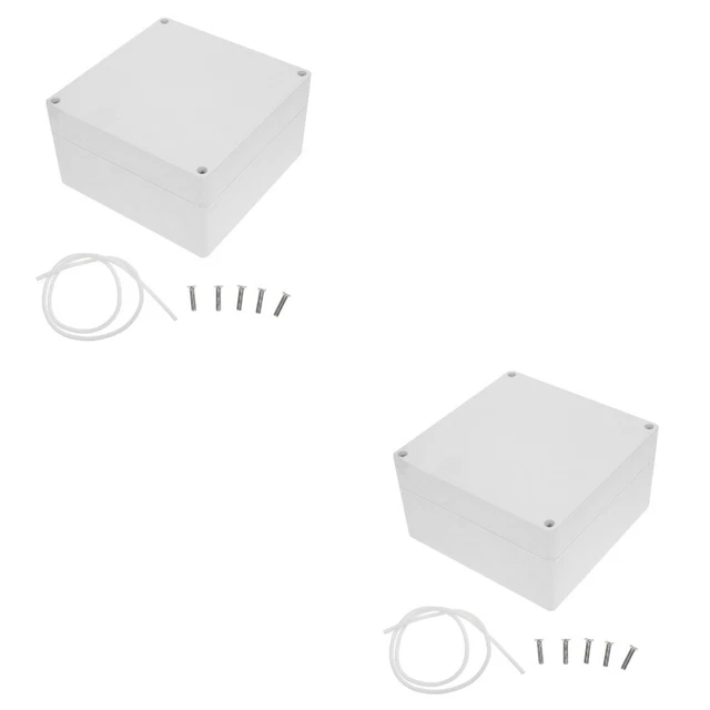2 PCS Weatherproof Connection Box Outdoor Junction Box Electric Box