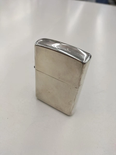 Oil lighter Model No.  Sterling Silver 1993 ZIPPO