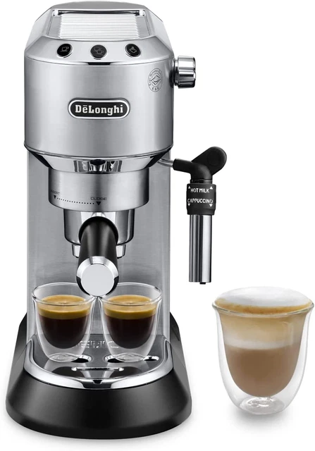 DE'LONGHI EC 685.M Dedica Silber Espressomaschine Milchaufschäumdüse