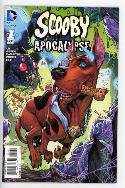 SCOOBY APOCALYPSE #1 NEAR MINT 2016 HOWARD PORTER VARIANT 1st PRINT DC b-243