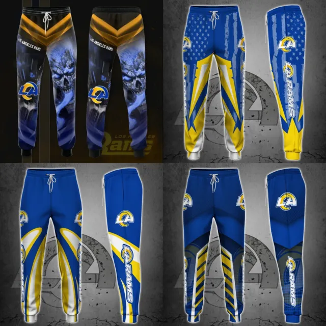 Los Angeles Rams Mens Casual Sweatpants Gym Workout Pants Sports Trousers Gift