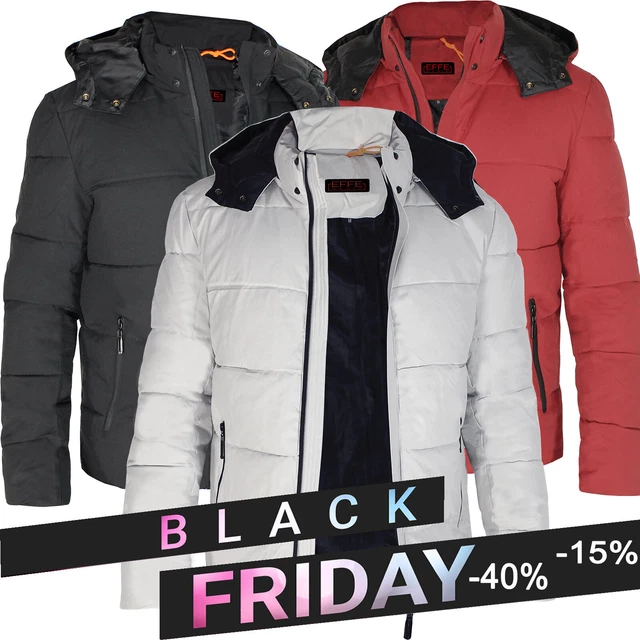 Giubbotto Uomo Invernale Piumino EFFEDENIM Giacca Sportiva Elegante impermeabile
