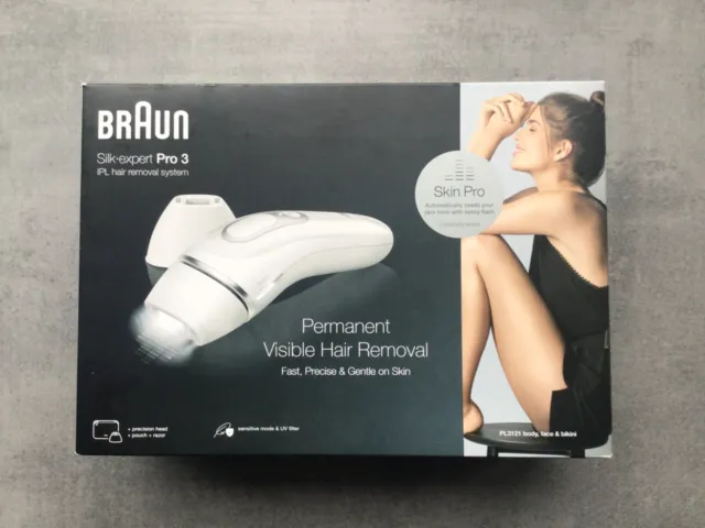 Braun Silk-expert Pro 3 Épilateur à Lumière Pulsée Rasoir Venus inclus Smart IPL