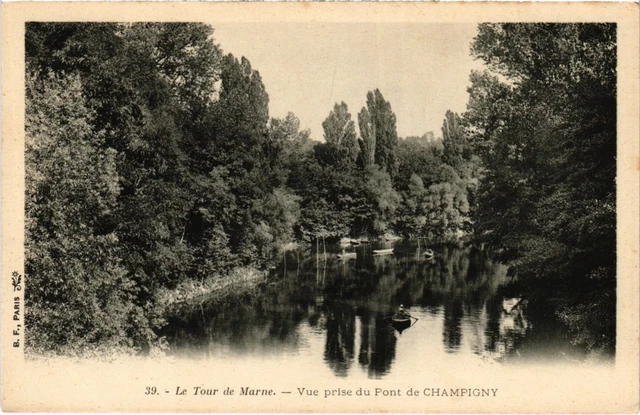 CPA Champigny Vue prise du Pont FRANCE (1338283)