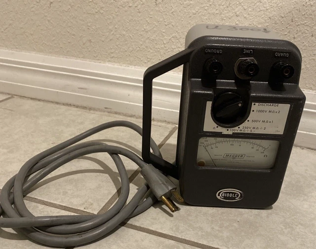 Biddle Major Megger Megohmmeter Untested