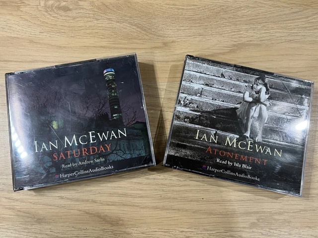 2 x Audio Books - Ian McEwan - Attonement and Saturday