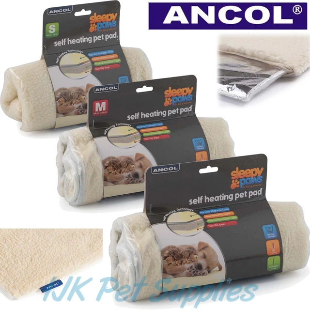 Ancol Dog Cat Puppy Kitten Sleepy paws self heating pet pad bed