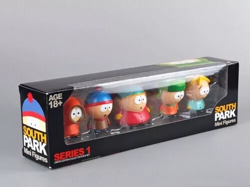 South Park  Deluxe Five Pack 5 Mini Figure Set. 2.5 inches New. Mint In Box 2