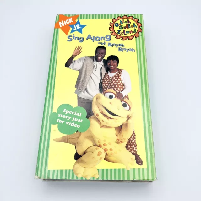 NICKELODEON GULLAH GULLAH Island VHS Sing Along With Binyah Binyah 1995