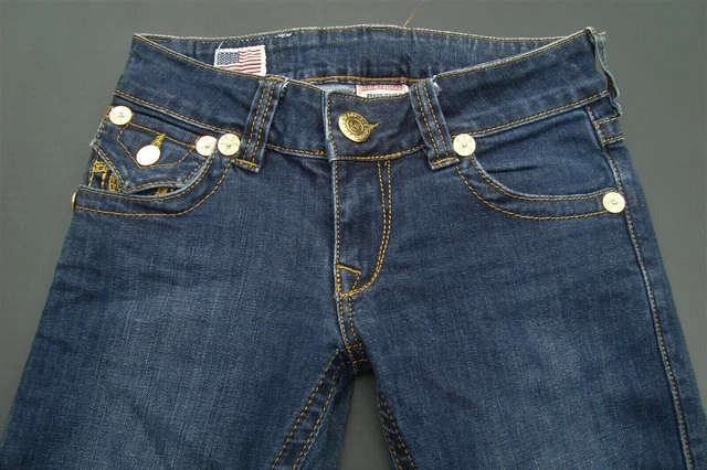 Jeans di marca True Religion ""Billy Kid"" ragazzo/ragazza taglia 34/ L27 blu