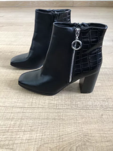bottines a talons noires neuves Breal pointure 38 (valeur 50€)