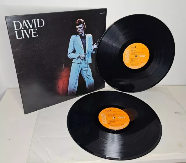 David Bowie - David Live - RCA APL2-0771 - Double Live Vinyl LP Record