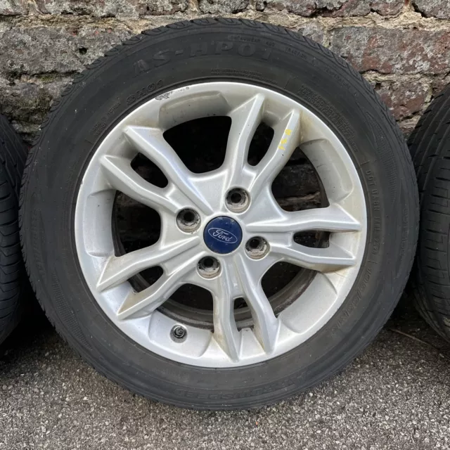 Ford Fiesta Mk7 15” Alloy Wheel / Tyre 195/55/15 4 Stud Genuine FS.A