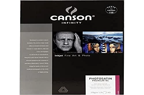 Canson infinity - Satin Premium RC - 206231010 - Papier Photo - Format A3 - 2...