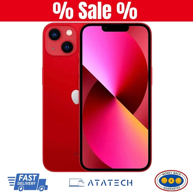 【iPhone13】Product Red 【128GB】 iPhone 13, 128GB, Product Red - Unlocked (Renewed) : Amazon