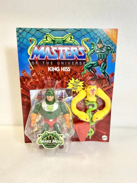 King Hiss Masters Of The Universe Origins  Sealed Moc Mattel 2023 Snake Men
