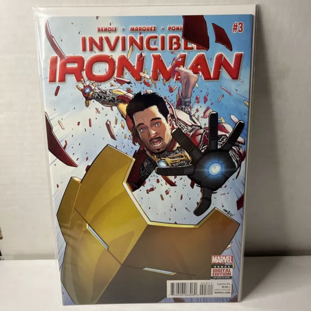 Invincible Iron Man #3 (2016) Marvel Comics - Bendis & Marquez
