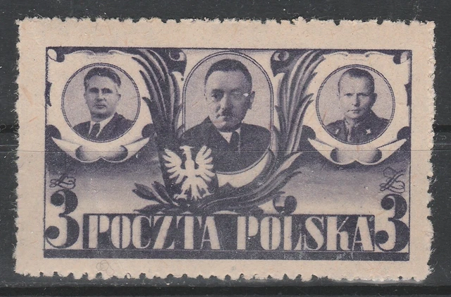 Polen - Mi.Nr.439 - Provisorischen Regierung - 1946 Jahr - Postfrisch (a-k
