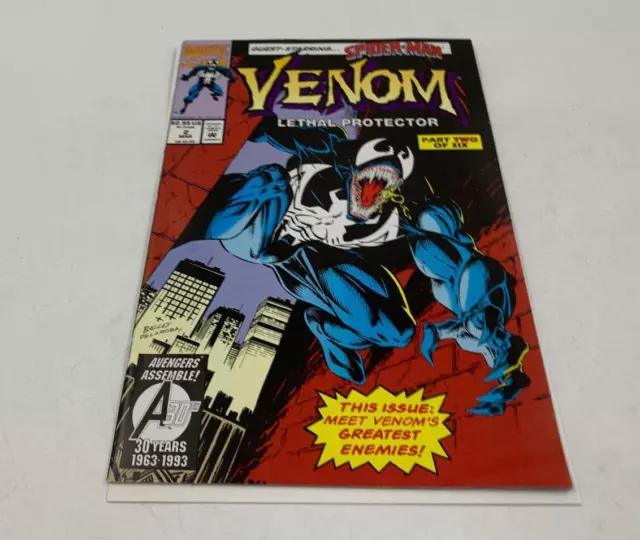 Venom Lethal Protector #2 1st app The Jury, Ramshot Marvel Comics 1992