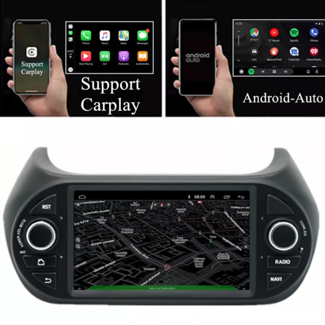 For FIAT Panda 2003-2012 2 Din Carplay Car Multimedia Player 7 Inch Head  Unit With Frame GPS Navigation Android Autoradio - AliExpress