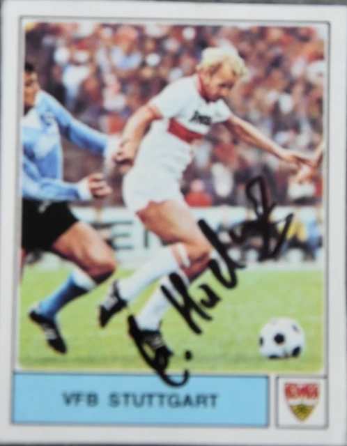 Erwin Hadewicz (VfB Stuttgart) - Photo Dédicacée Originale - Collection