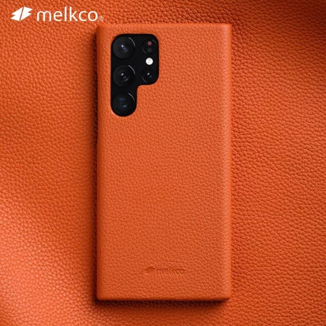 Original Melkco Genuine Leather Case For Samsung Galaxy S23 Ultra 22 Armor Cover
