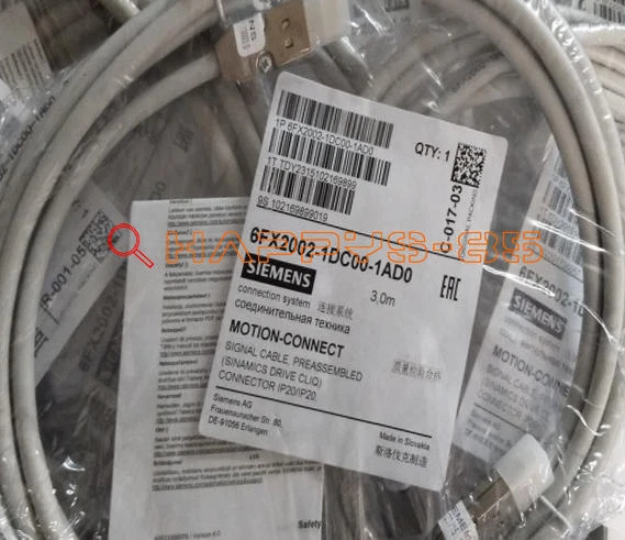 1 PZ cavo Siemens 6fx2002-1DC00-1AD0 3 M nuovo