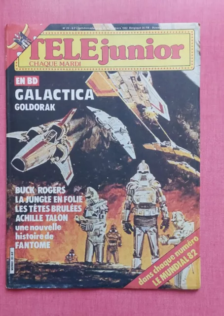 Télé Junior N°23 1982 .46 Pages . Mondial 82 . VINTAGE .Port gratuit.