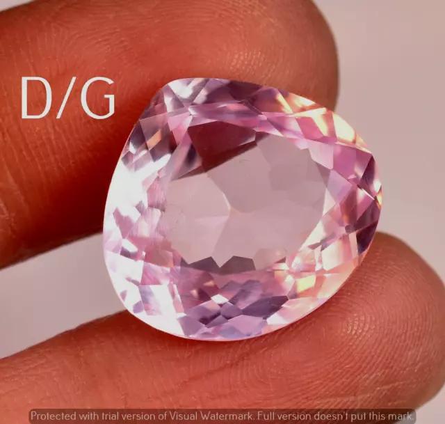 Morganite rose naturelle du Brésil de 18,95 ct Superbe pierre précieuse non...